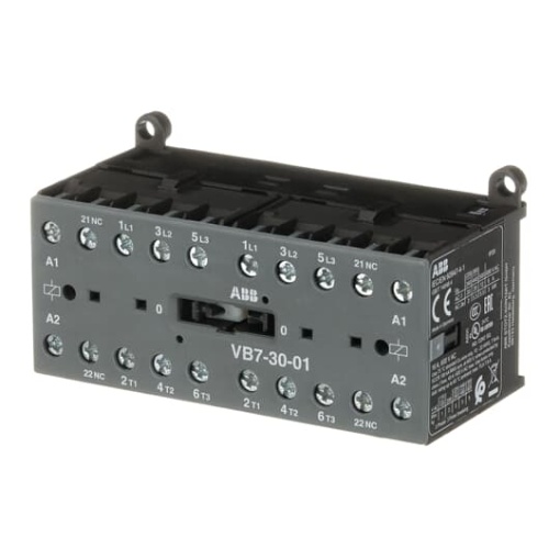 VB7-30-01-01 Mini Reversing Contactor 24 V AC - 3 NO - 0 NC - Screw Terminals