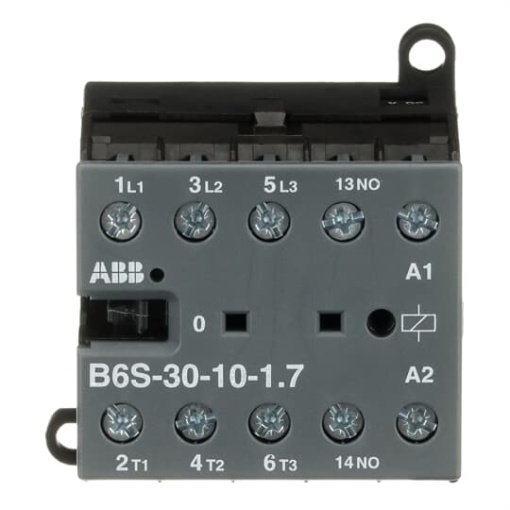 B6S-30-10-1.7-71 Mini Contactor 24 V DC - 3 NO - 0 NC - Screw Terminals