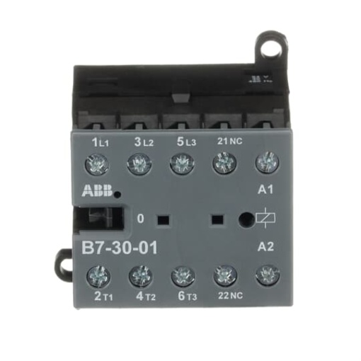 B7-30-01-01 Mini Contactor 24 V AC - 3 NO - 0 NC - Screw Terminals