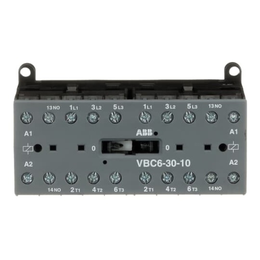 VBC6-30-10-01 Mini Reversing Contactor 24 V DC - 3 NO - 0 NC - Screw Terminals