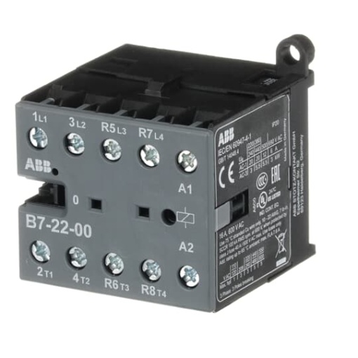 B7-22-00-80 Mini Contactor 220 ... 240 V AC - 2 NO - 2 NC - Screw Terminals