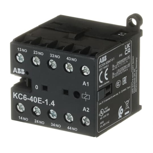 KC6-40E-1.4-81Mini Contactor Relay24 V DC4NO0NCScrew Terminals