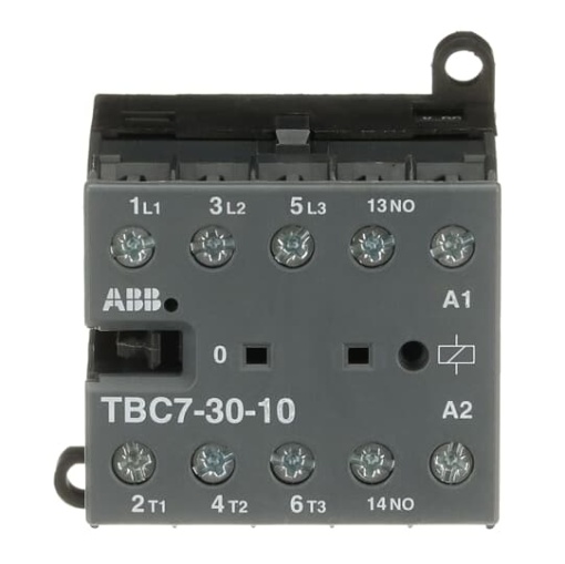 TBC7-30-10-51 Mini Contactor 17 ... 32 V DC - 3 NO - 0 NC - Screw Terminals