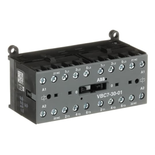 VBC7-30-01-01 Mini Reversing Contactor 24 V DC - 3 NO - 0 NC - Screw Terminals