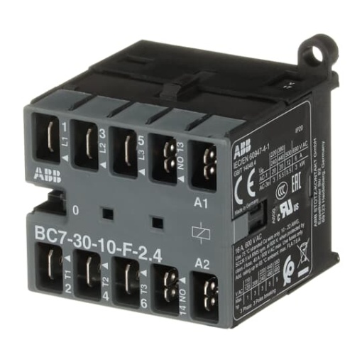 BC7-30-10-F-2.4-51 Mini Contactor 17 ... 32 V DC - 3 NO - 0 NC - Flat-Pin Connections