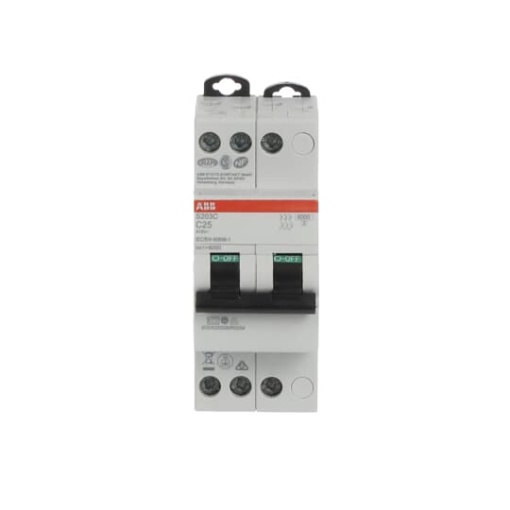 Miniature circuit breaker - 3P - C - 25 A