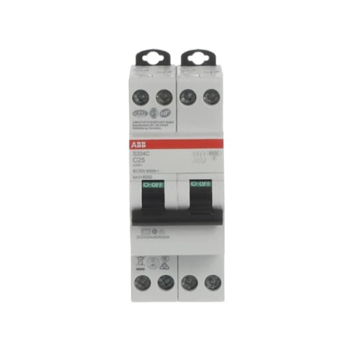 Miniature circuit breaker - 4P - C - 25 A