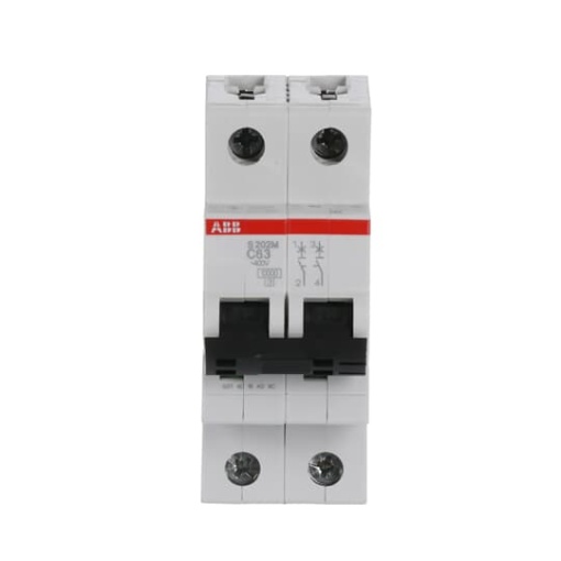 Miniature Circuit Breaker - S200M - 2P - 63 A - C - AC 10 kA