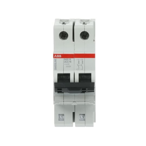 Miniature Circuit Breaker - S400 - 2P - 16 A - UC-C - 230 V 10 kA