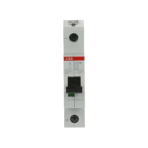 Miniature Circuit Breaker - S200MUC - 1P - 3 A - C - AC 10 kA