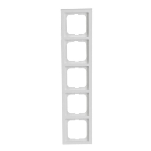 Cover frame 5-gang studio white - future linear