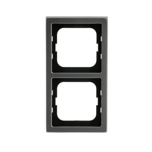 Cover frame 2-gang stainless steel - Pure Stainless Steel