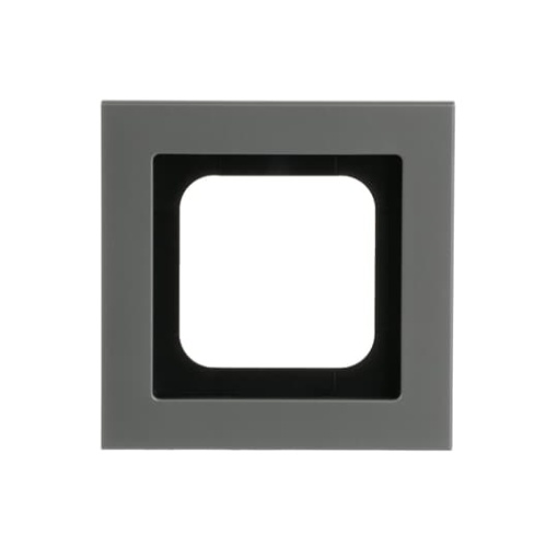 Cover frame 1-gang platinum - Busch-axcent pur