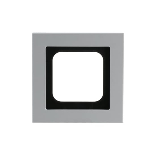 Cover frame 1-gang titanium - Busch-axcent pur