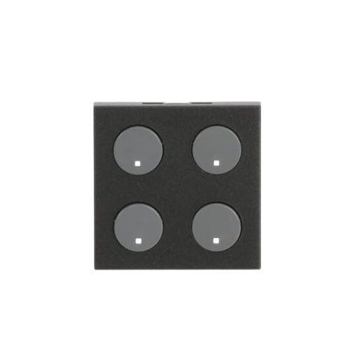 Rocker Switchpush button with Various symbols Anthracite - Zenit