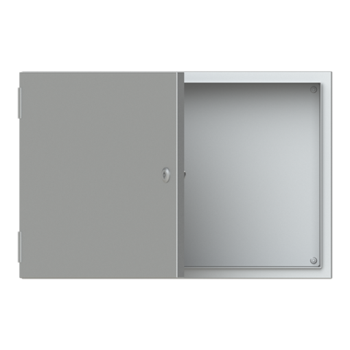 ENCLOS.BL.DOOR.PLATE S.STEEL 400X600X200