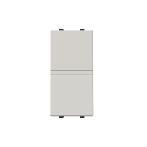 Insertcover Rockerbutton, Off switch 1-pole with LED exchangeable Dune - Zenit