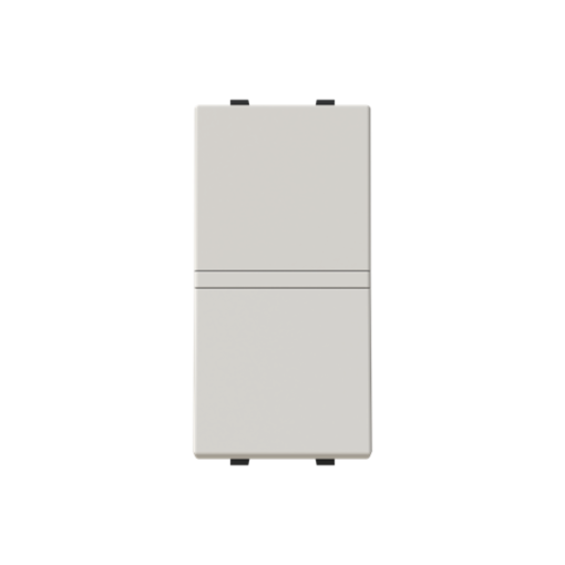 Insertcover Rockerbutton, Intermediate switch with LED exchangeable Dune - Zenit