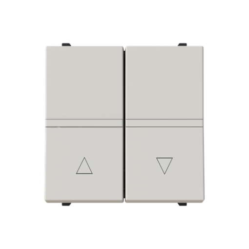 Blind control insertcover Rockerbutton, 1-pole push button Off switch 1-pole Dune - Zenit