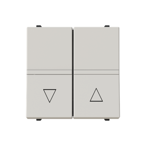 Blind control insertcover Rockerbutton, 1-pole push button Off switch 1-pole Dune - Zenit