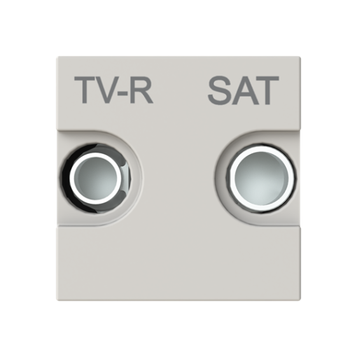 Insertcover SAT 2 gang Dune - Zenit