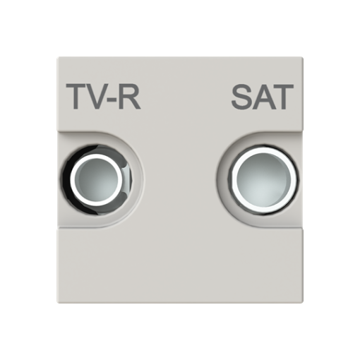 Insertcover SAT 2 gang Dune - Zenit