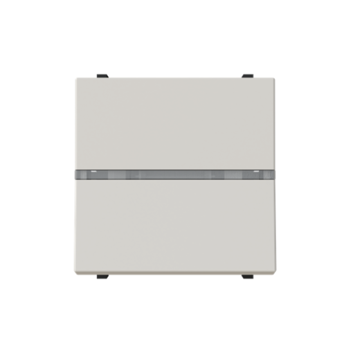 Insertcover Rockerbutton, Off switch 1-pole with LED exchangeable Dune - Zenit