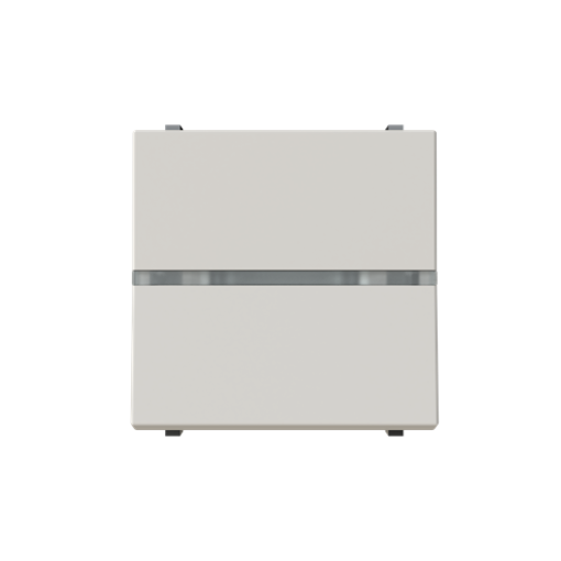 Insertcover Rockerbutton, Two-way switch with LED exchangeable Dune - Zenit