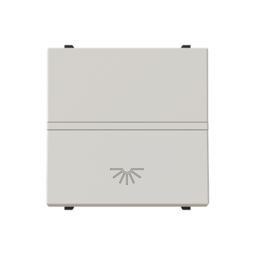 Insertcover Symbol "light" Push button, Single push button 1P 1NO 1CO Dune - Zenit