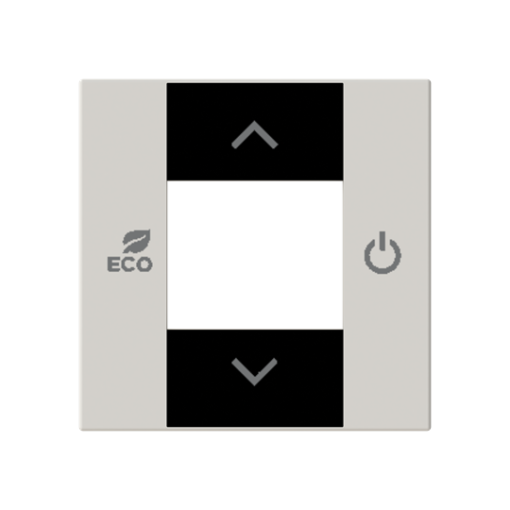 Cover plate Thermostat with Various symbols Dune - Zenit