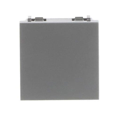 Cover Blind plate with Without imprint Silver - Zenit