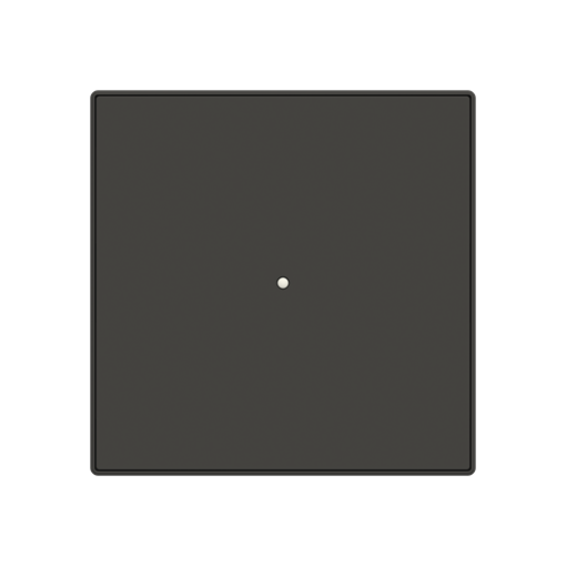 Cover plate None for Switchpush button One-part button Black - Sky Niessen