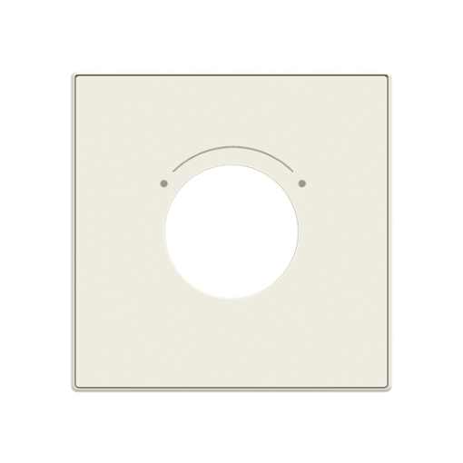 Cover plate Symbol "3-level switch" for Level switch, Key White - Sky Niessen