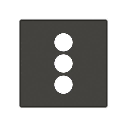 Cover plate Black - Sky Niessen