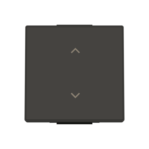 Rocker Symbol "arrows" for Venetian blind One-part button Black - Sky Niessen