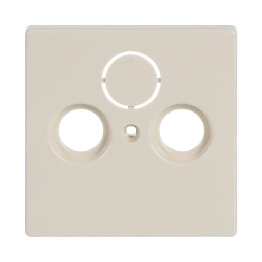 Cover plate SAT 3 gang ivory white - Platform 63
