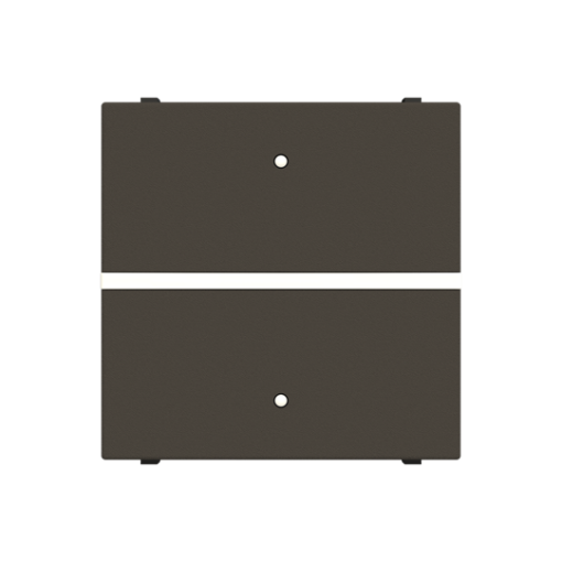 Insertcover Without imprint Microswitch 1 rocker Anthracite - Zenit