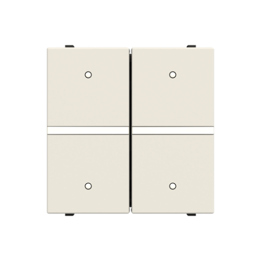 Insertcover Without imprint Microswitch 1 rocker White - Zenit