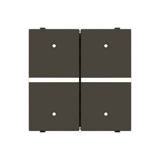 Insertcover Without imprint Microswitch 1 rocker Anthracite - Zenit