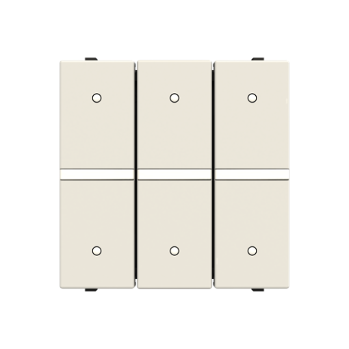 Insertcover Without imprint Microswitch 1 rocker White - Zenit