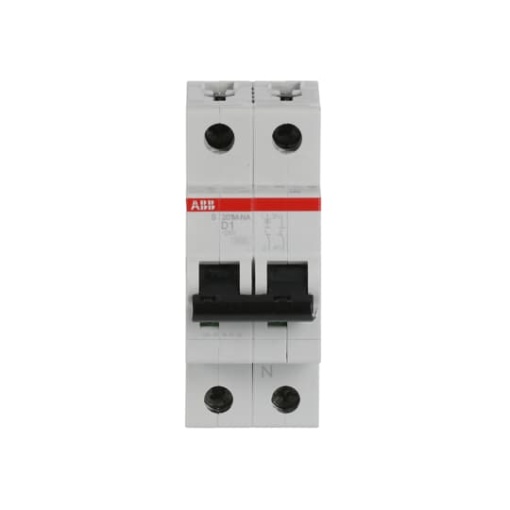 Miniature Circuit Breaker - S200M - 1PN - 1 A - D - AC 10 kA