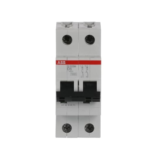 Miniature Circuit Breaker - S200M - 2P - 6 A - D - AC 10 kA