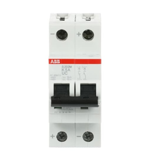 Miniature Circuit Breaker - S200MUC - 2P - 5 A - K - AC 10 kA