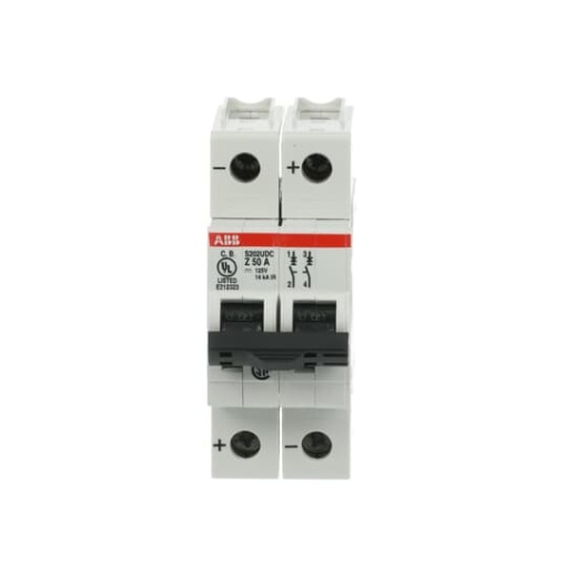 Miniature Circuit Breaker - S200UDC - 2P - 50 A - Z - 230 V AC 14 kA