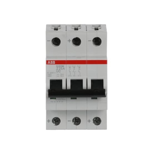 Miniature Circuit Breaker - S200MUC - 3P - 25 A - Z - AC 10 kA