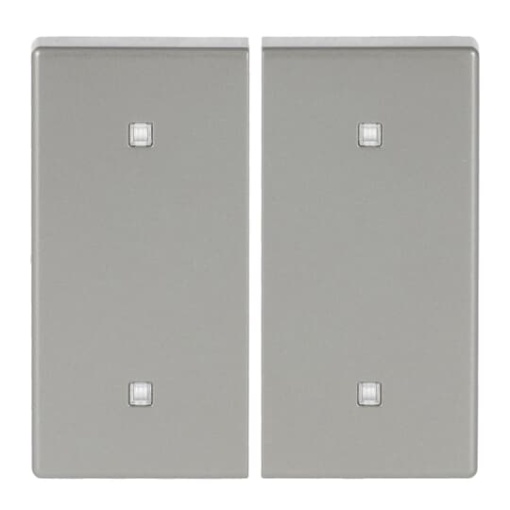 Rocker for Electronic push button Two-part rocker stainless steel - Pure Stainless Steel