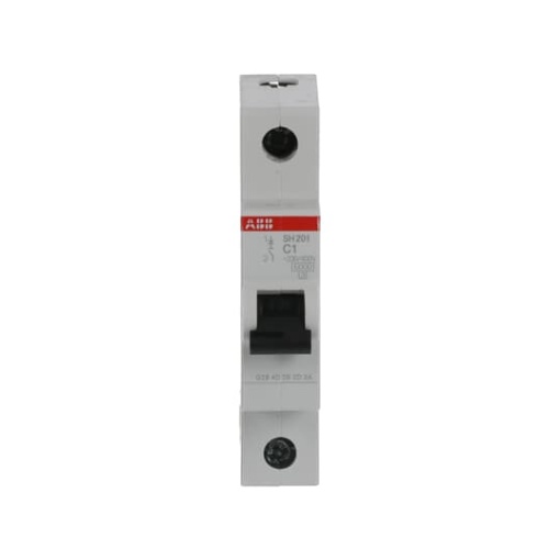 Miniature Circuit Breaker - SH200 - 1P - 1 A - C - AC 6 kA