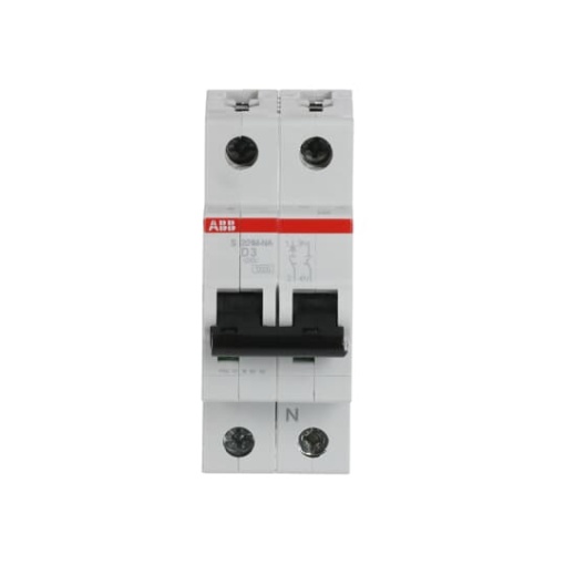 Miniature Circuit Breaker - S200M - 1PN - 3 A - D - AC 10 kA