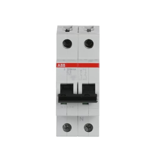 Miniature Circuit Breaker - S200M - 1PN - 3 A - C - AC 10 kA