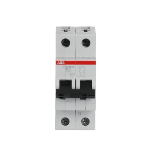 Miniature Circuit Breaker - S200M - 1PN - 10 A - B - AC 10 kA